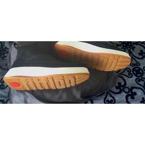 NWT FitFlop Nubuck-Mix Flatform Bootie Sneakers Size 10 - Picture 4 of 8